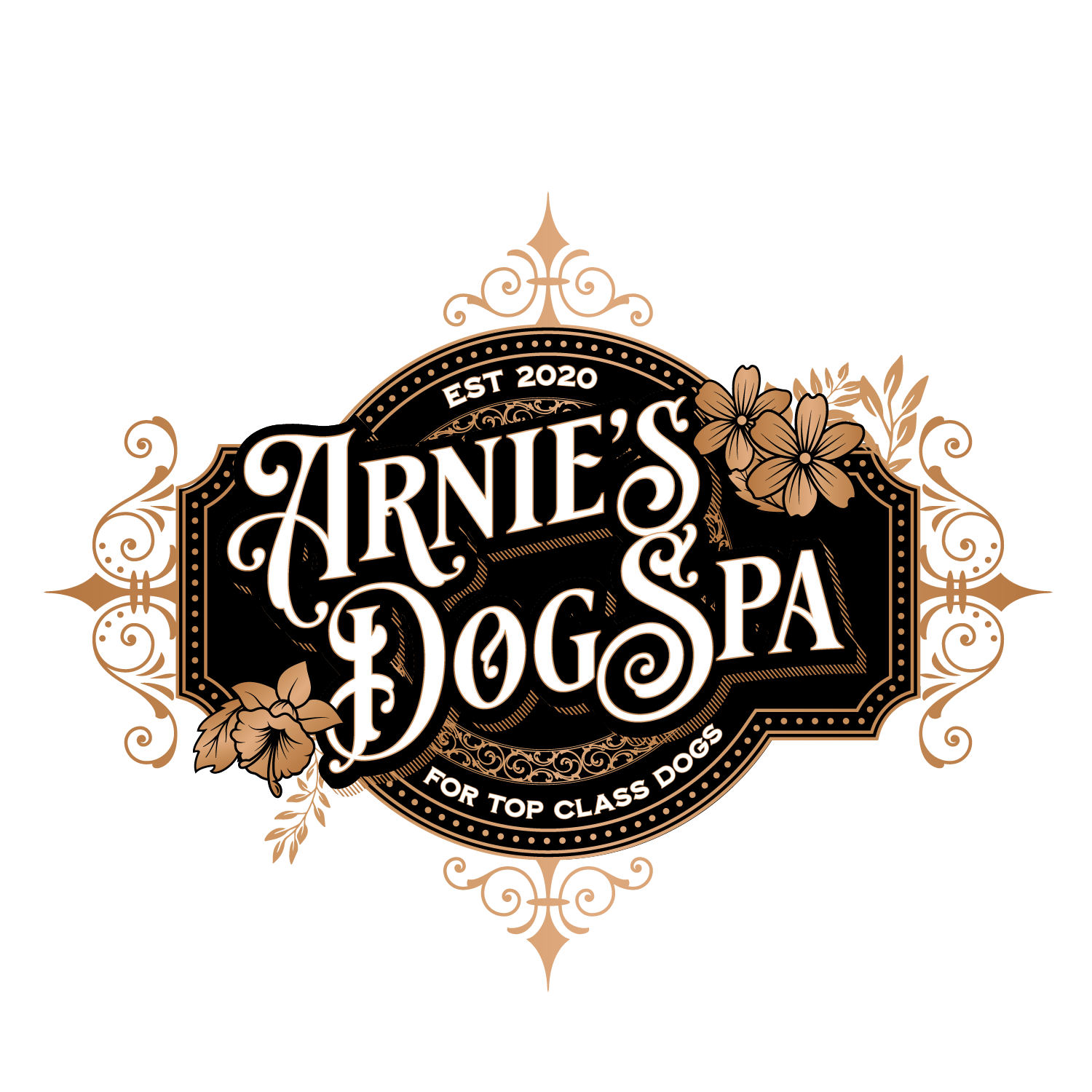 Arnie's Dog Spa logo