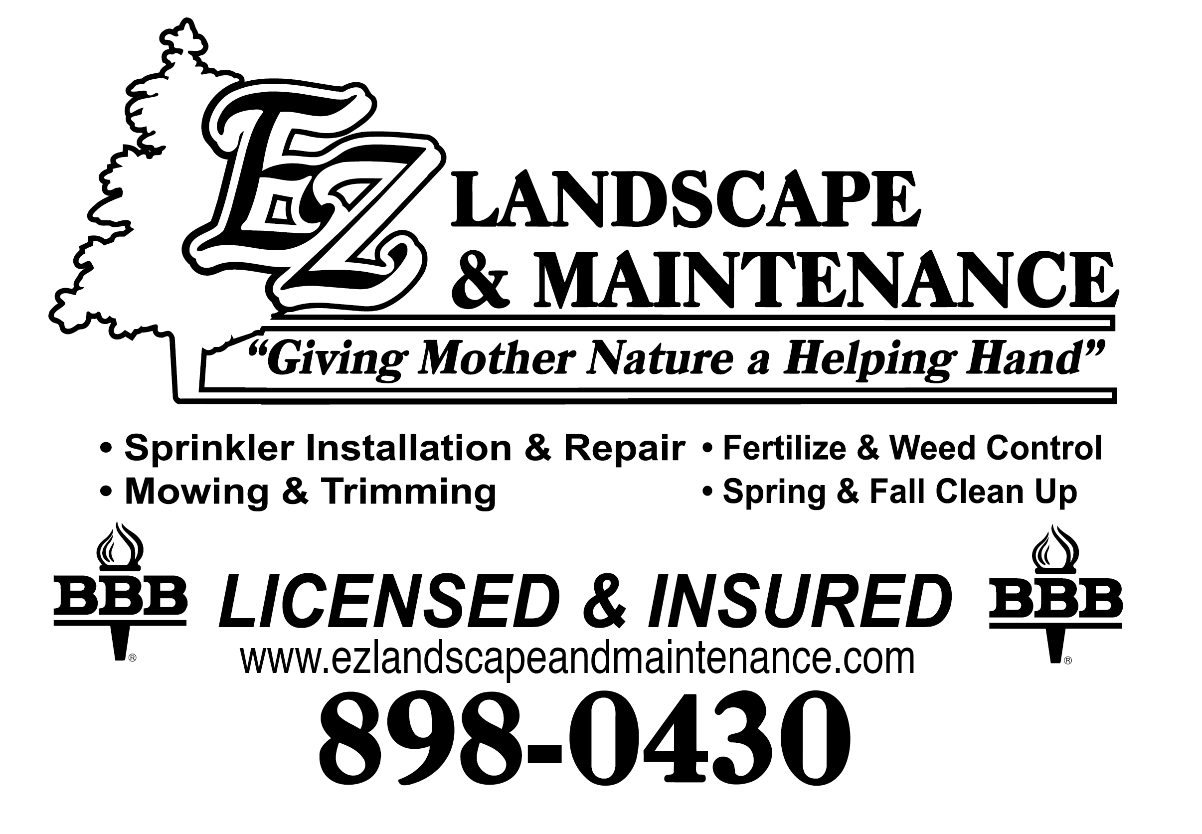 EZ Landscape and Maintenance logo