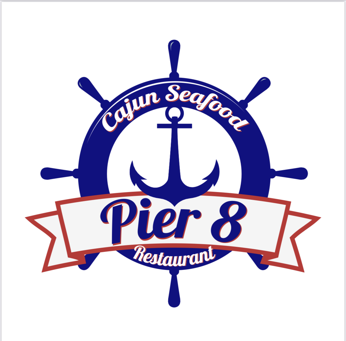 Pier 8 Cajun Seafood & Bar logo