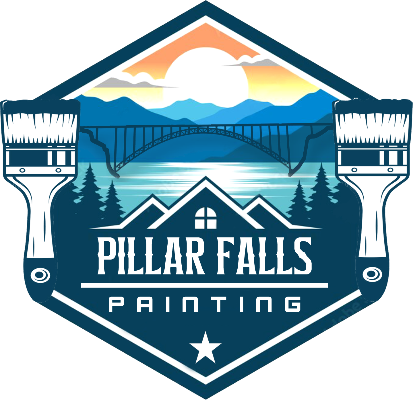 Pillar Falls Painting logo
