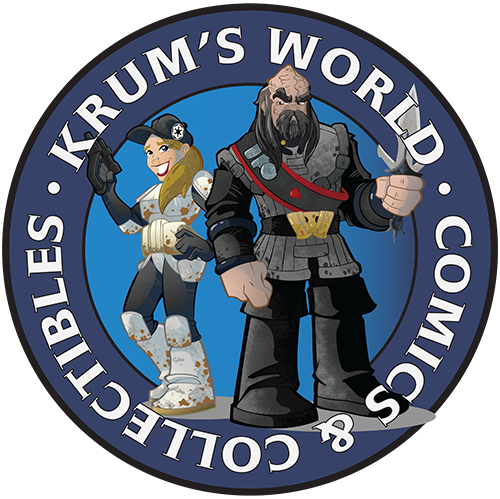 Krum's World Comics & Collectibles logo