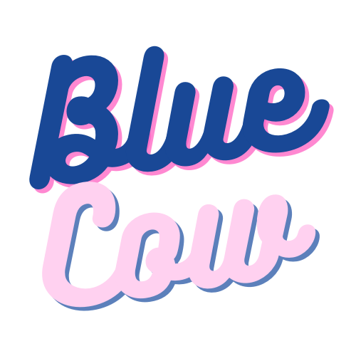Blue Cow Frozen Yogurt logo