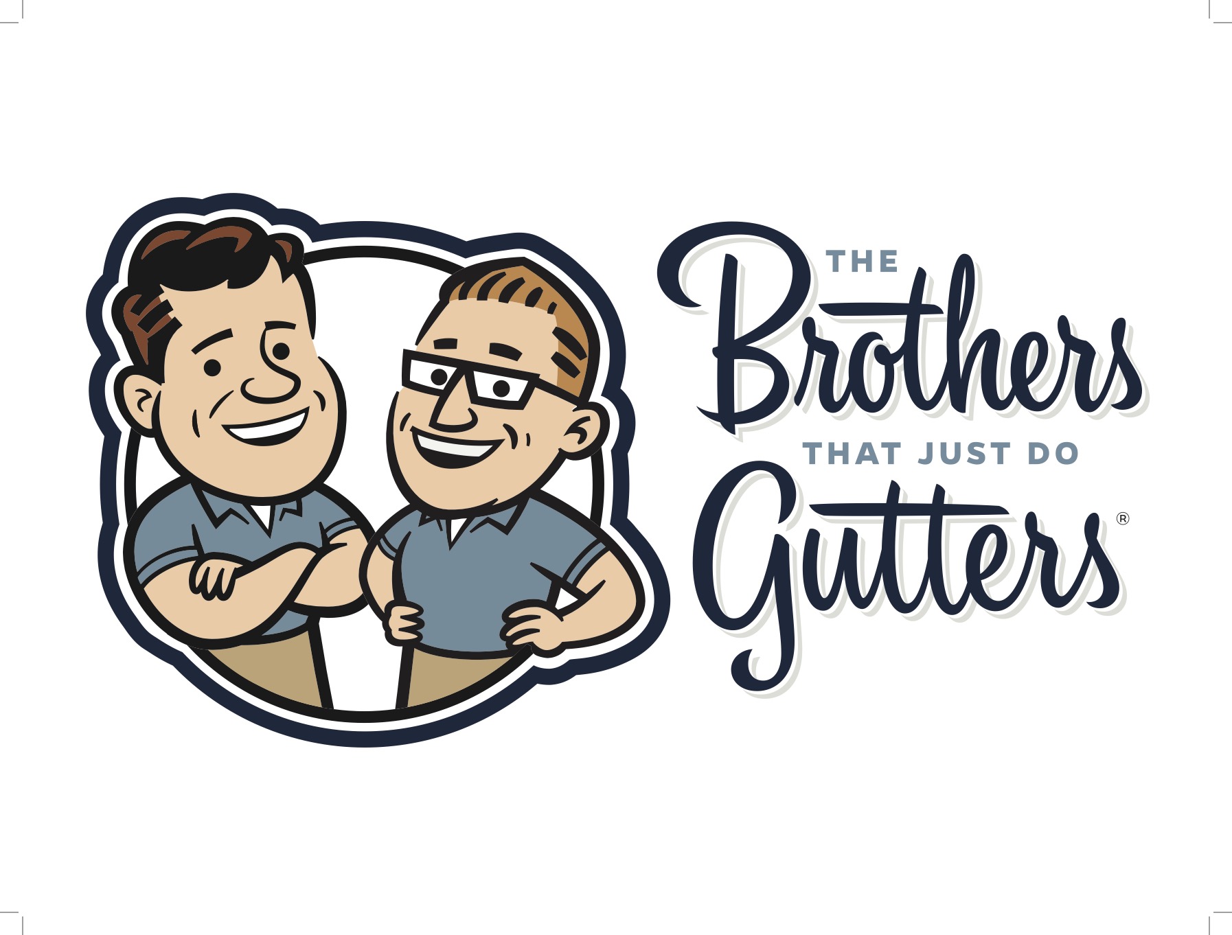 The Brothers that just do Gutters logo