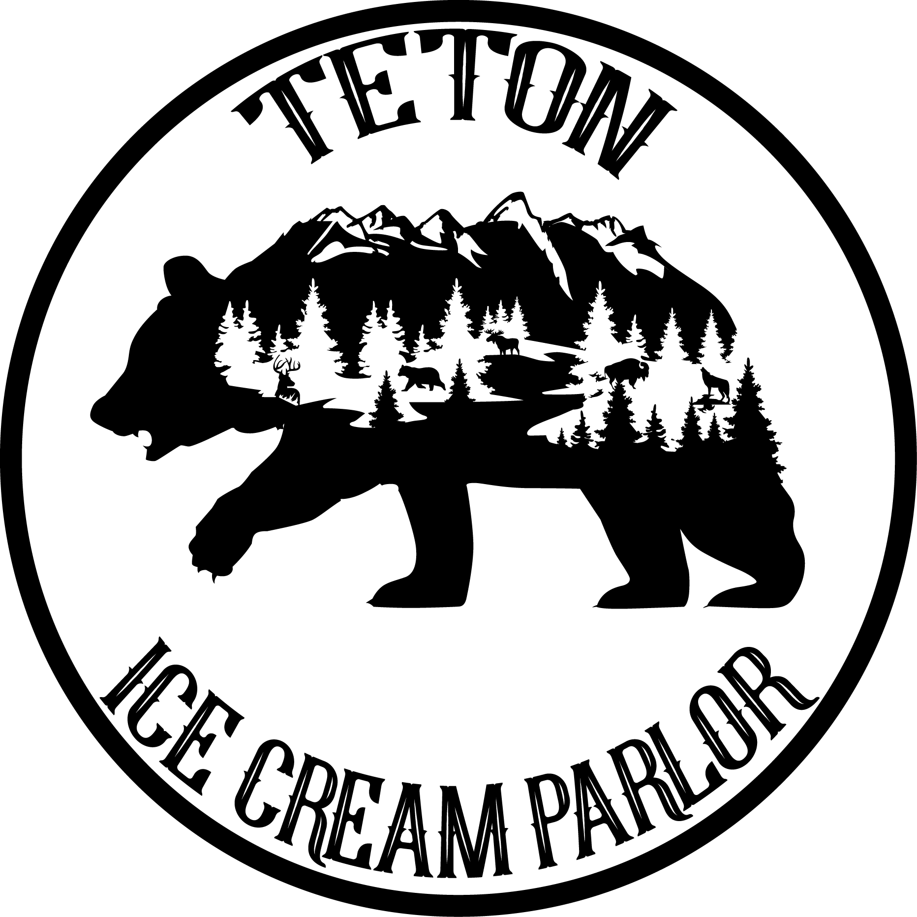 Teton Ice Cream Parlor logo