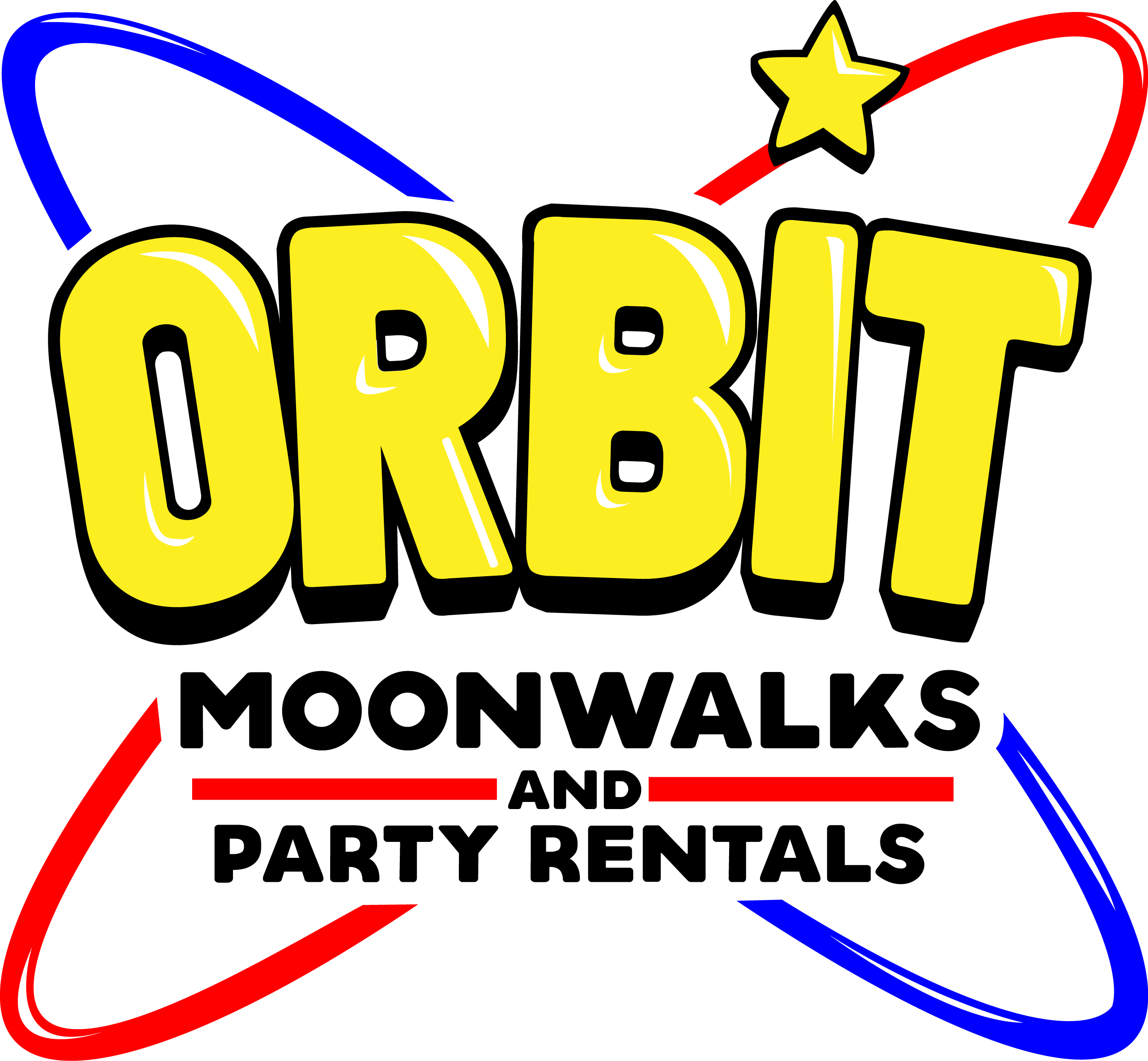 Orbit Moonwalks and Party Rentals logo