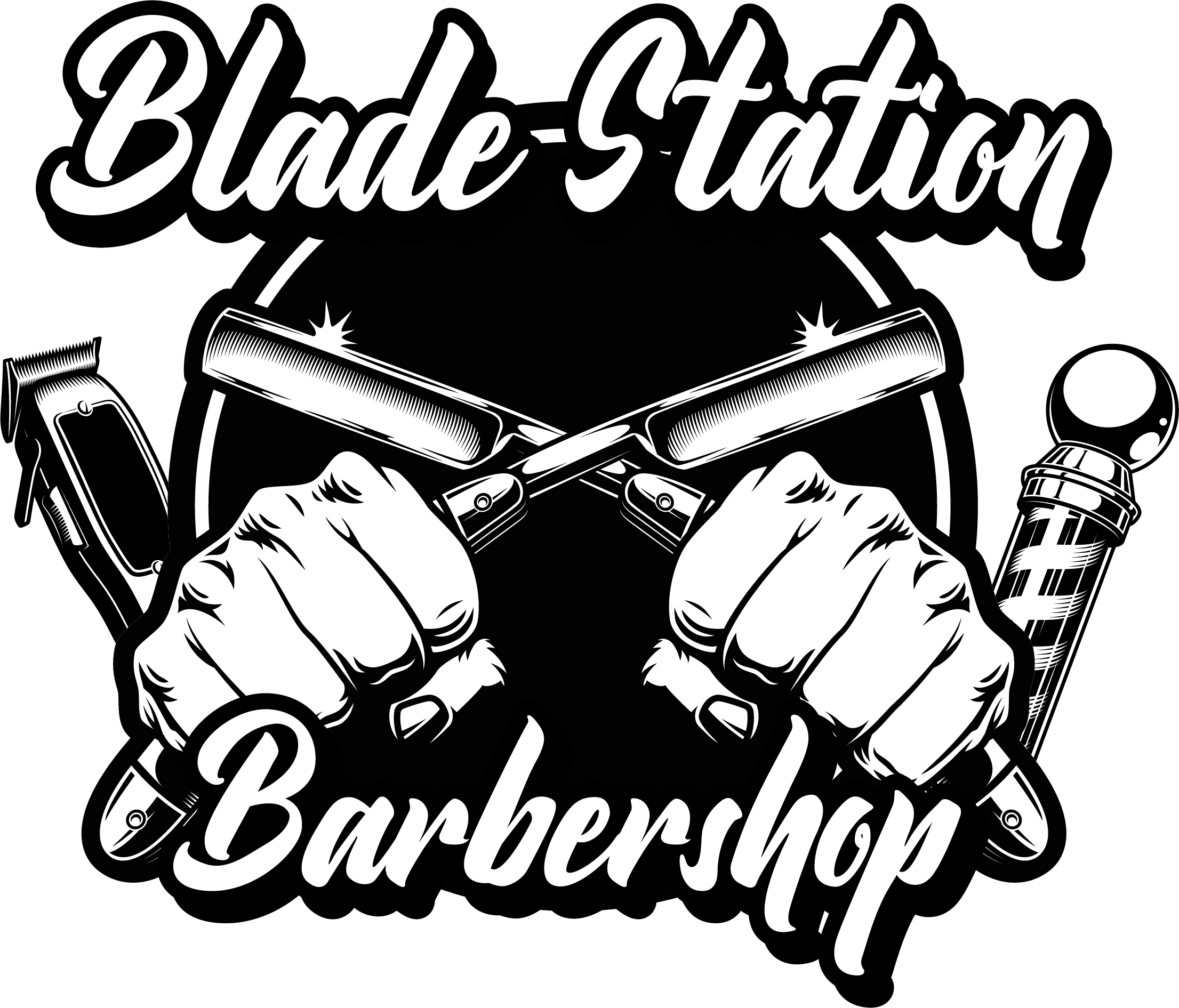 Blade Station Barbershop logo