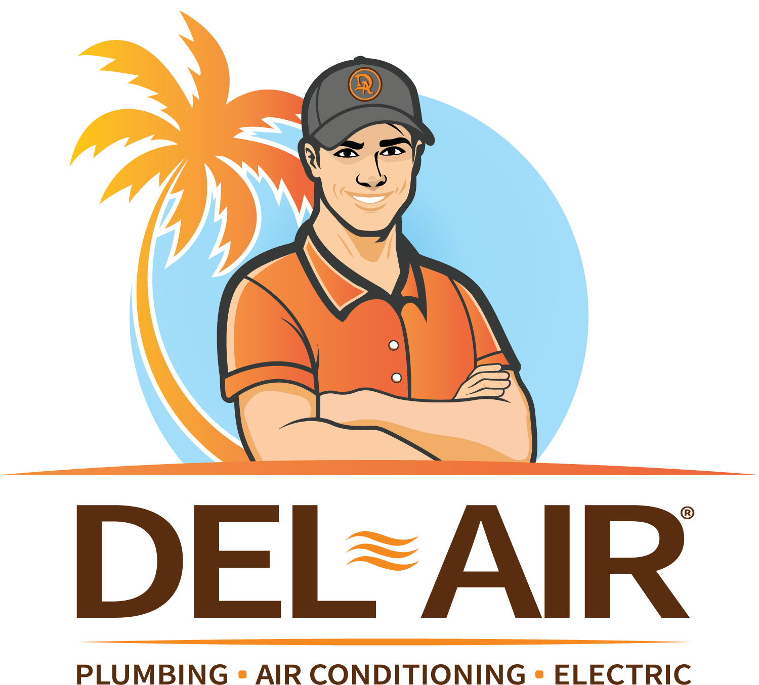 Del-Air logo