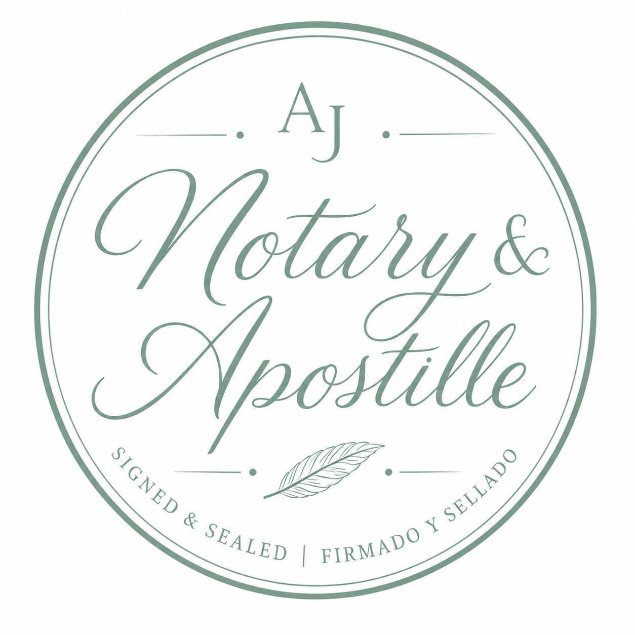 AJ Signed & Sealed logo