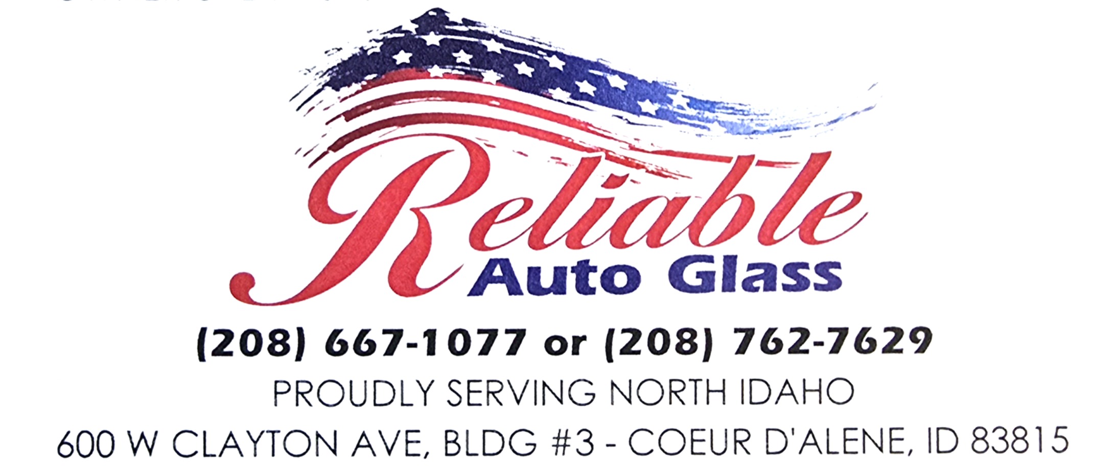 Reliable Auto Glass logo