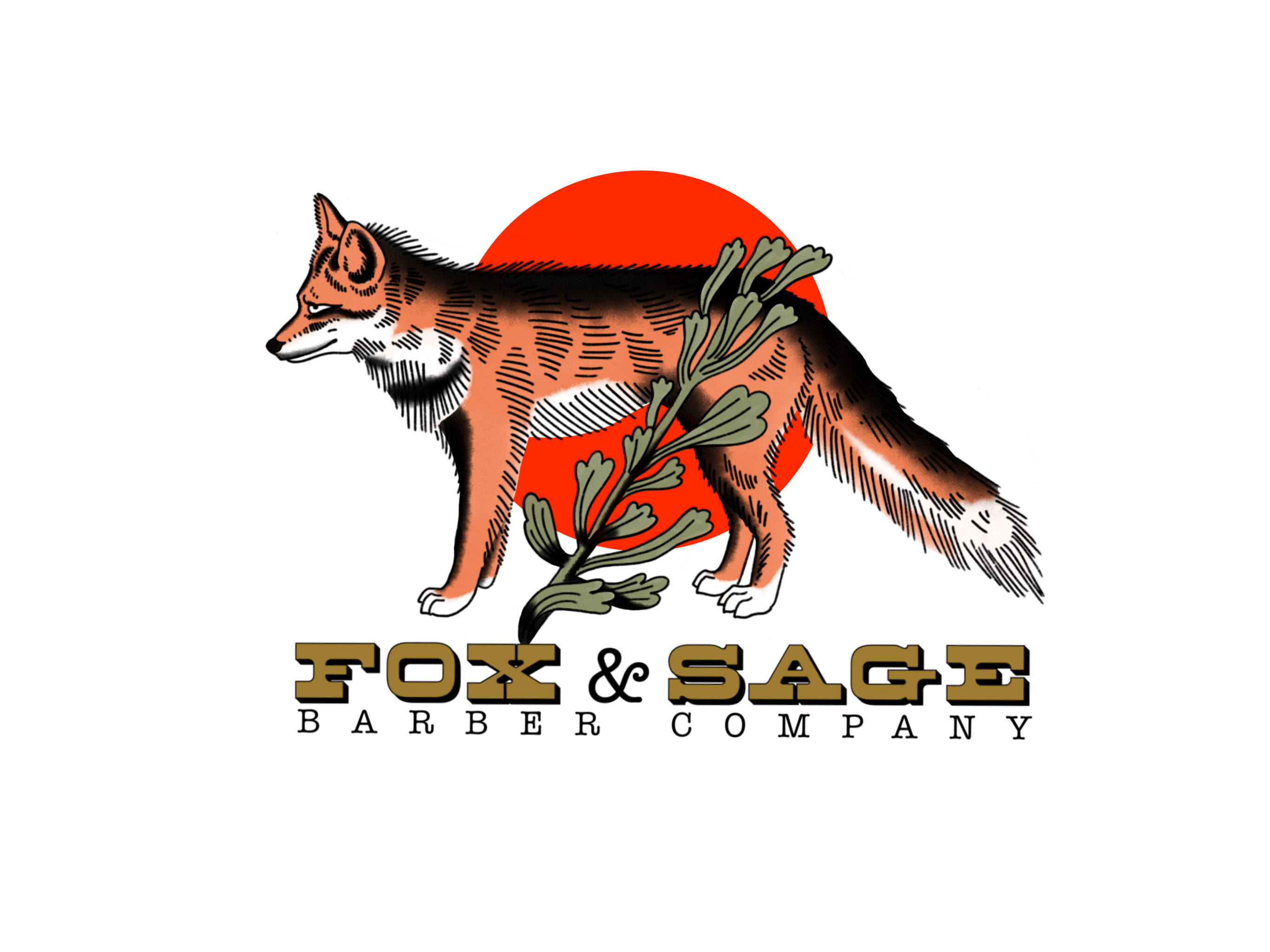 Fox & Sage Barber logo