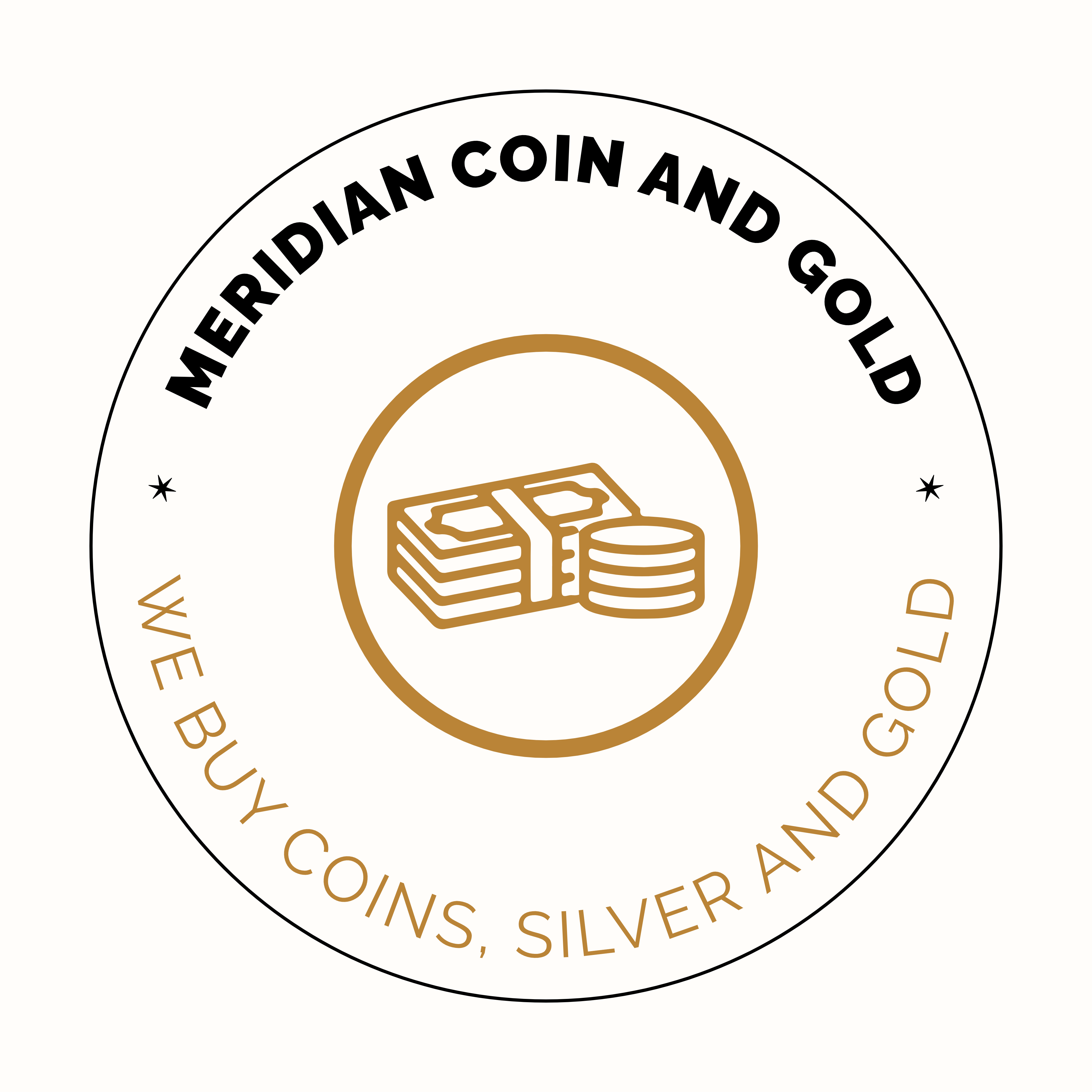 Meridian Coin and Gold logo