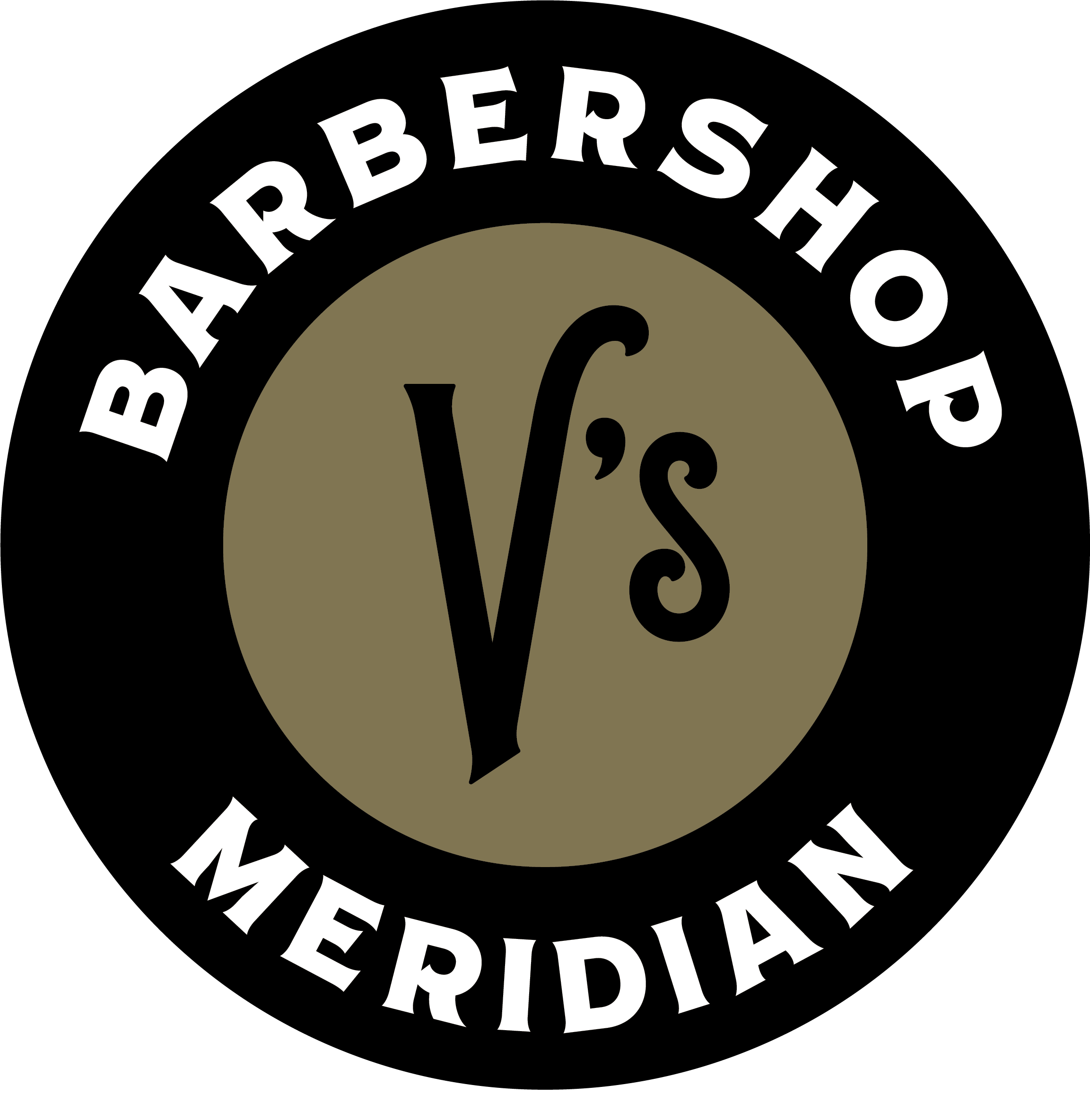 V's Barbershop logo