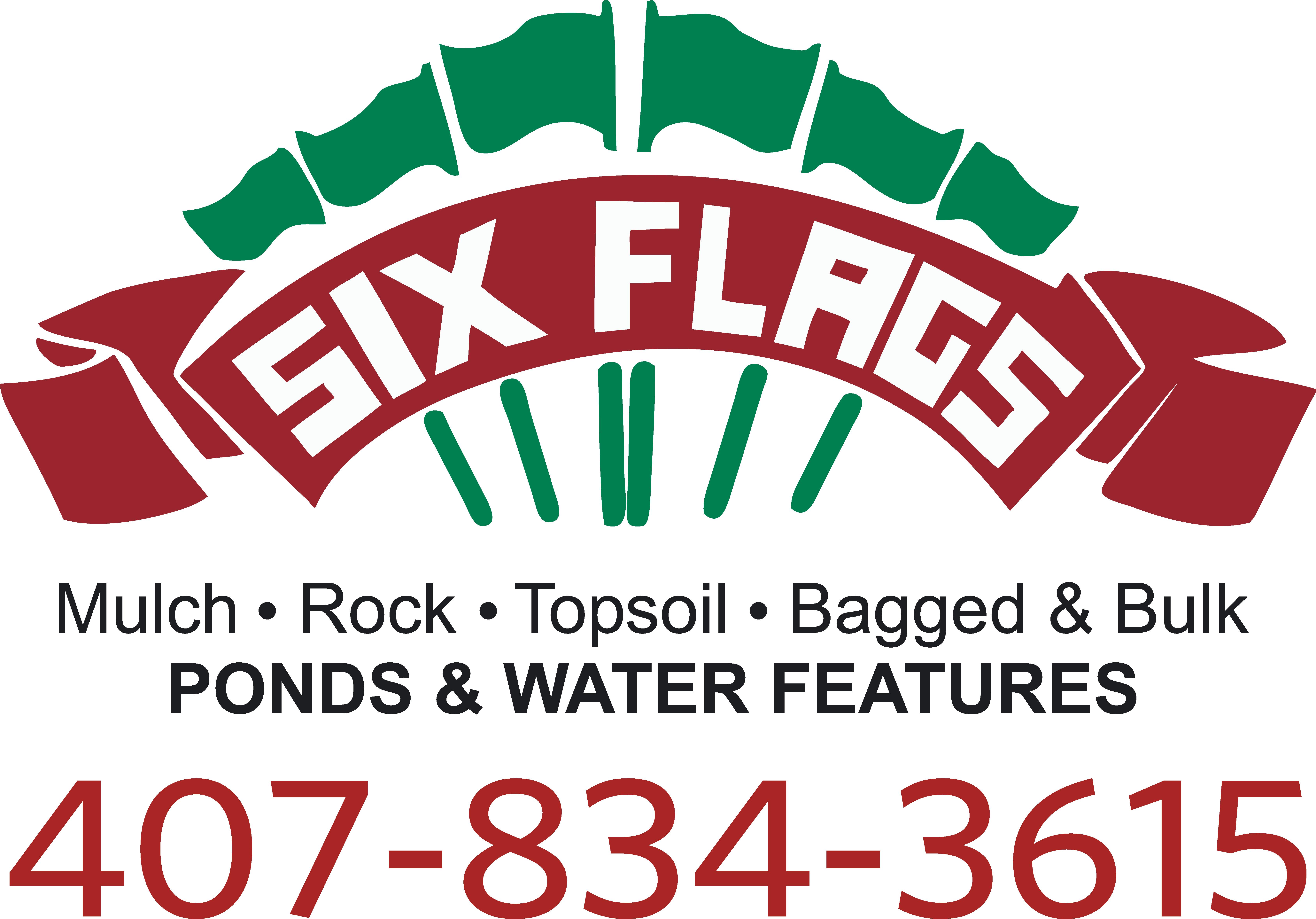 Six Flags Nursery Supply logo