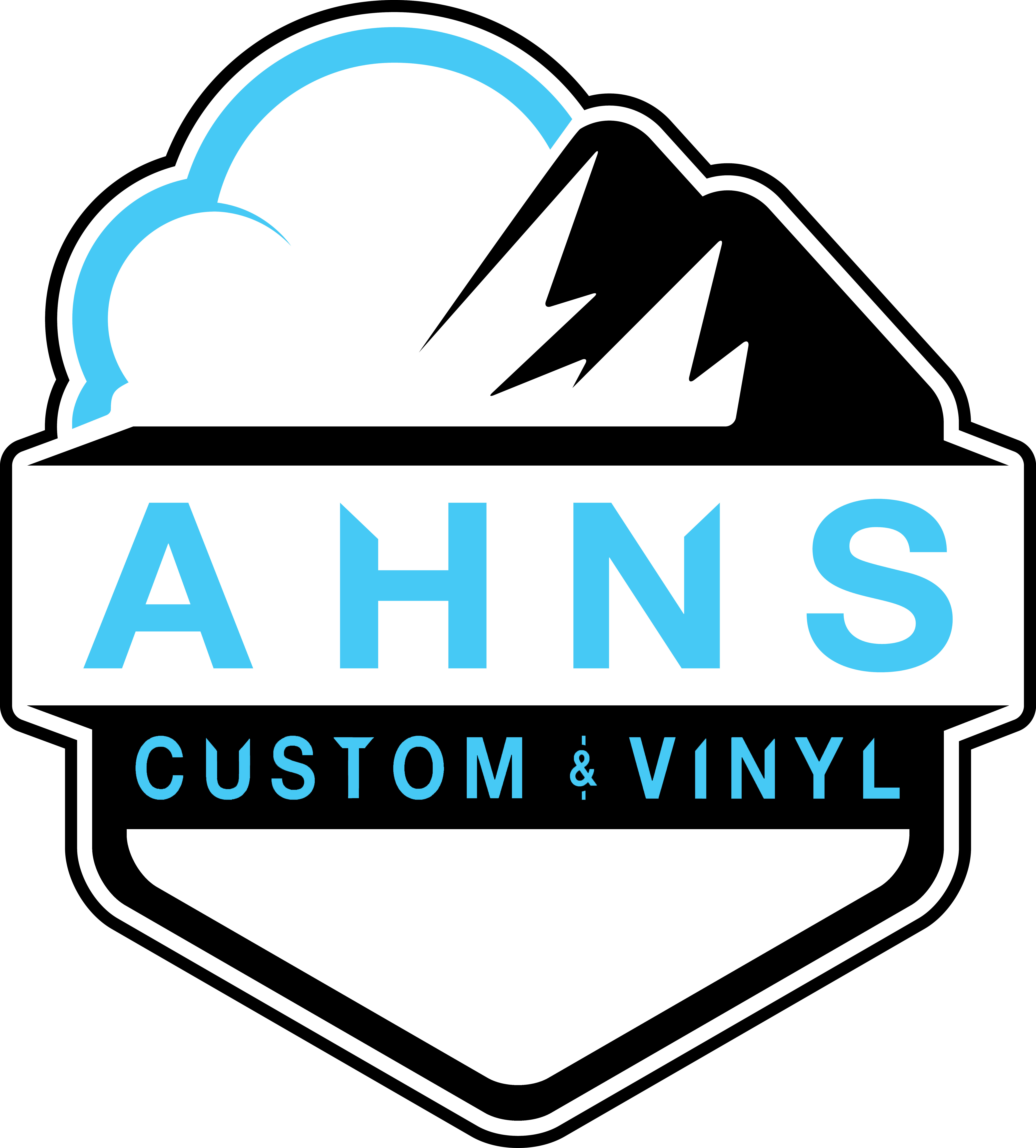Ahns Custom logo