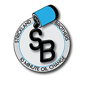 Strickland Brothers 10 Minute Oil Change logo