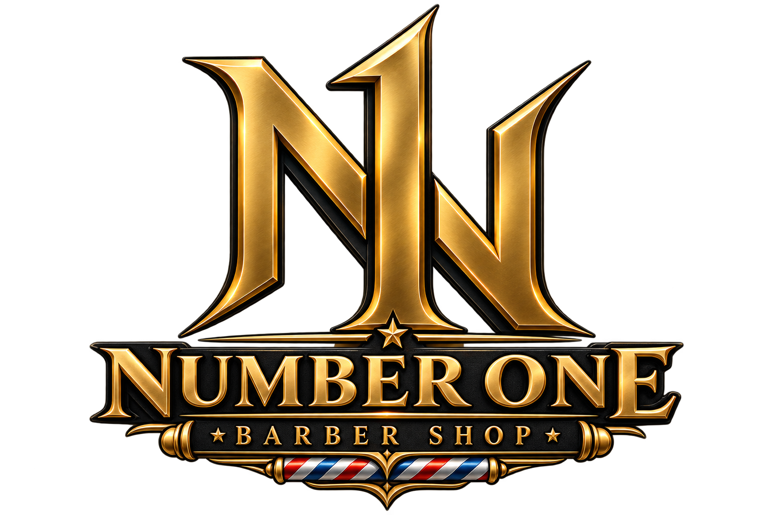 Number One Barber Shop logo