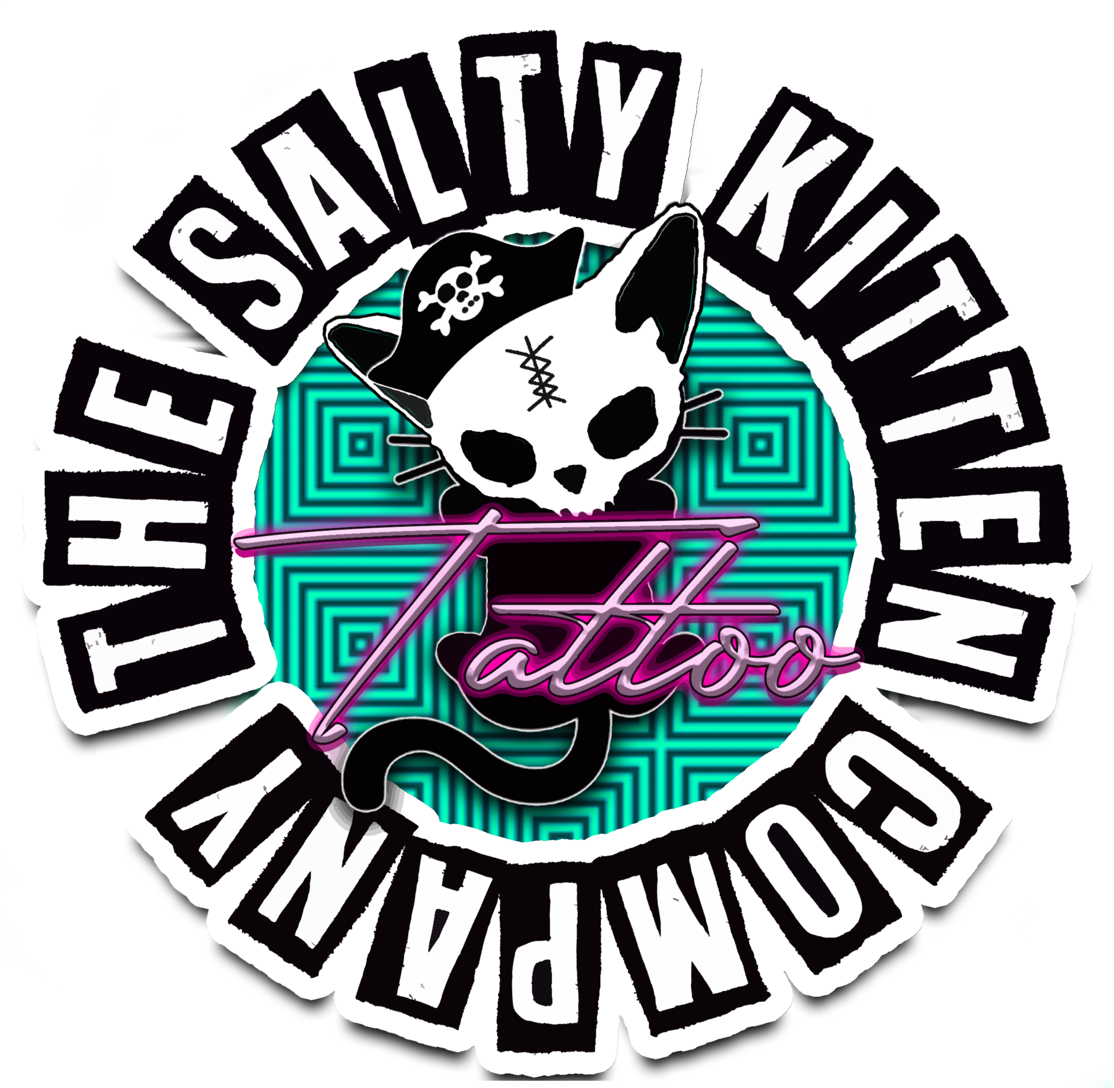 Salty Kitten Tattoo Co. logo