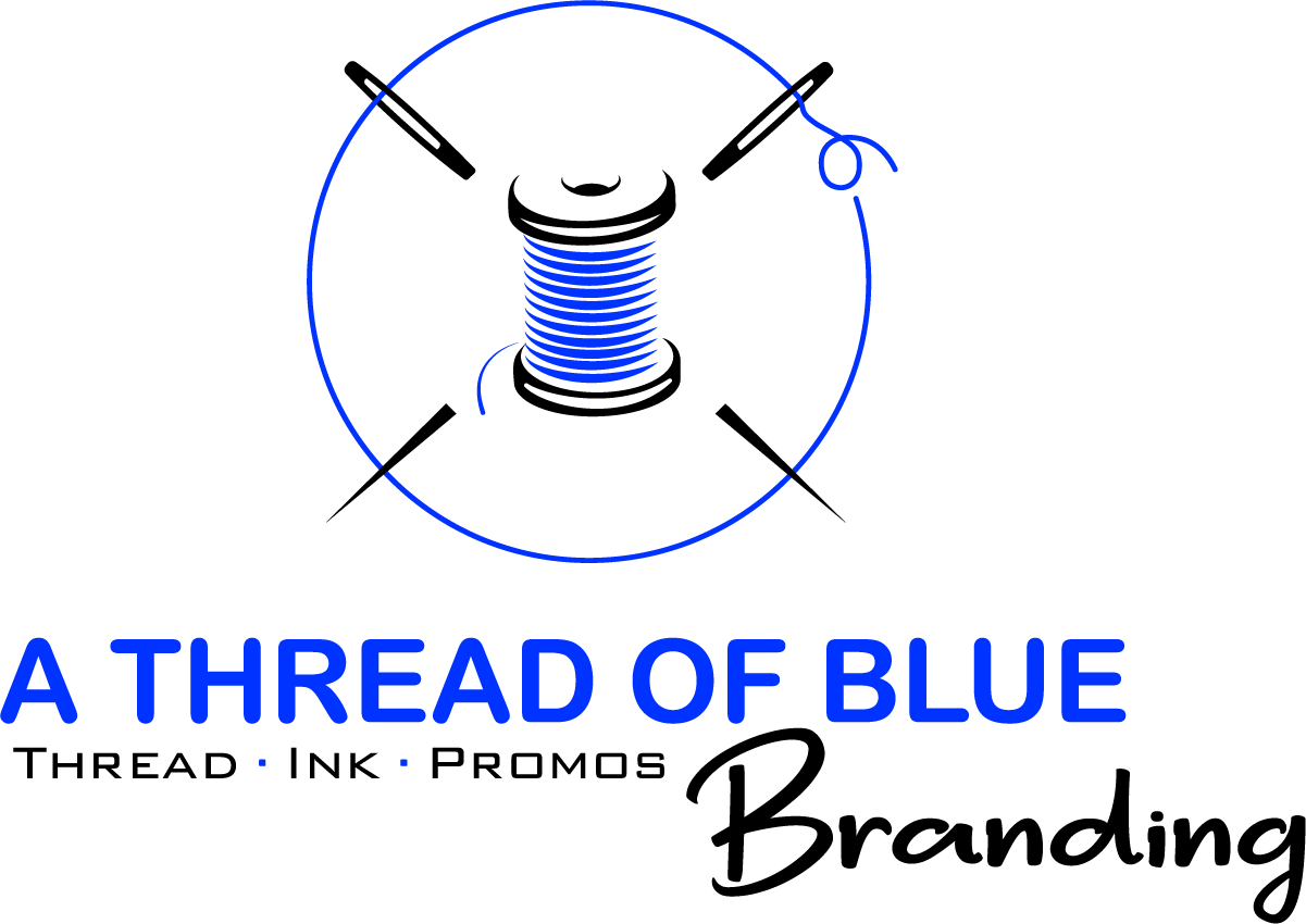 A Thread of Blue Branding logo