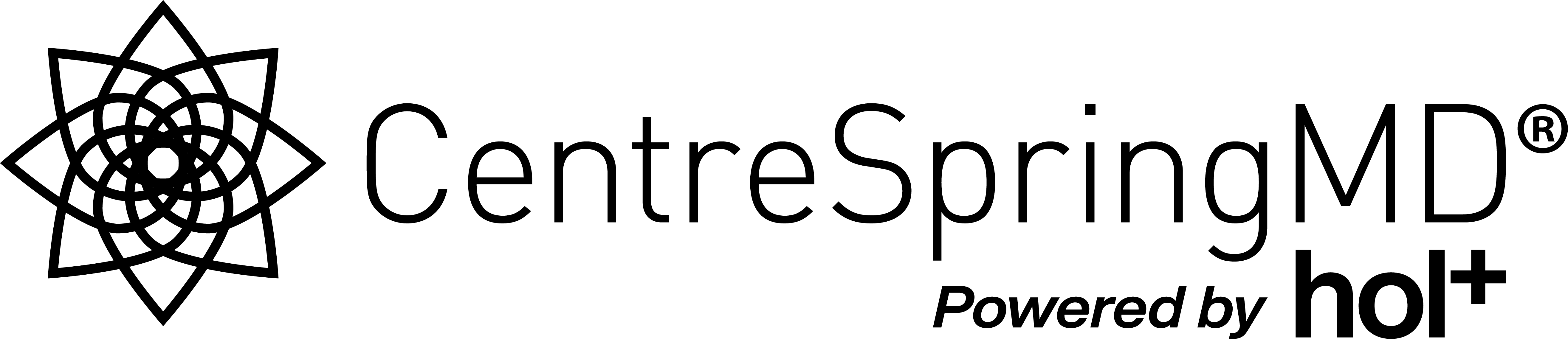 CentreSpringMD Powered by hol+ logo