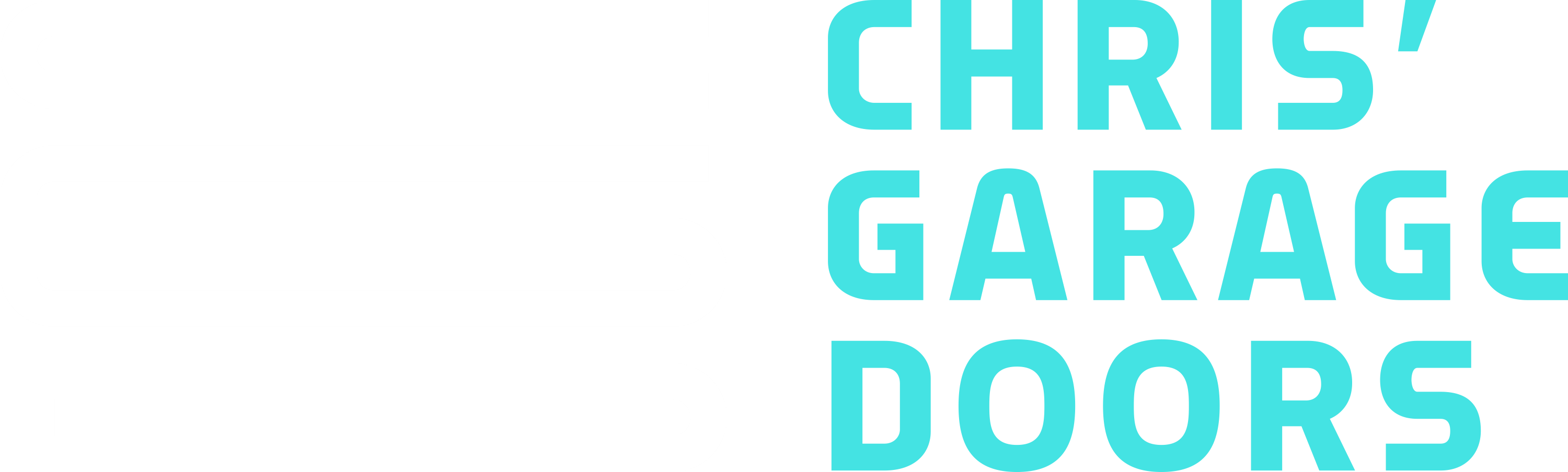 Chris' Garage Doors logo