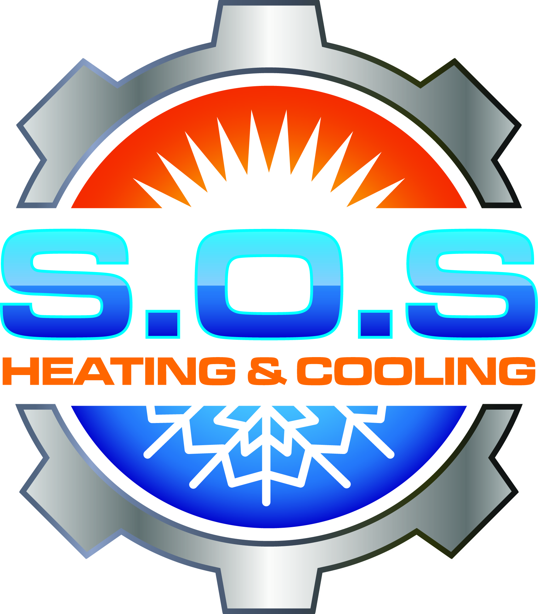 SOS Heating & Cooling logo
