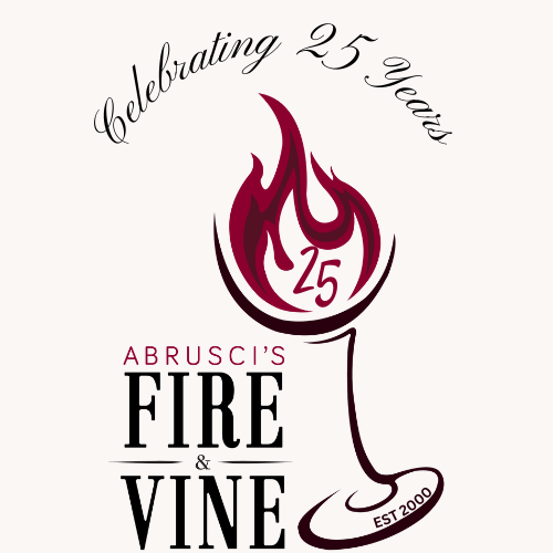 Abrusci's Fire & Vine logo