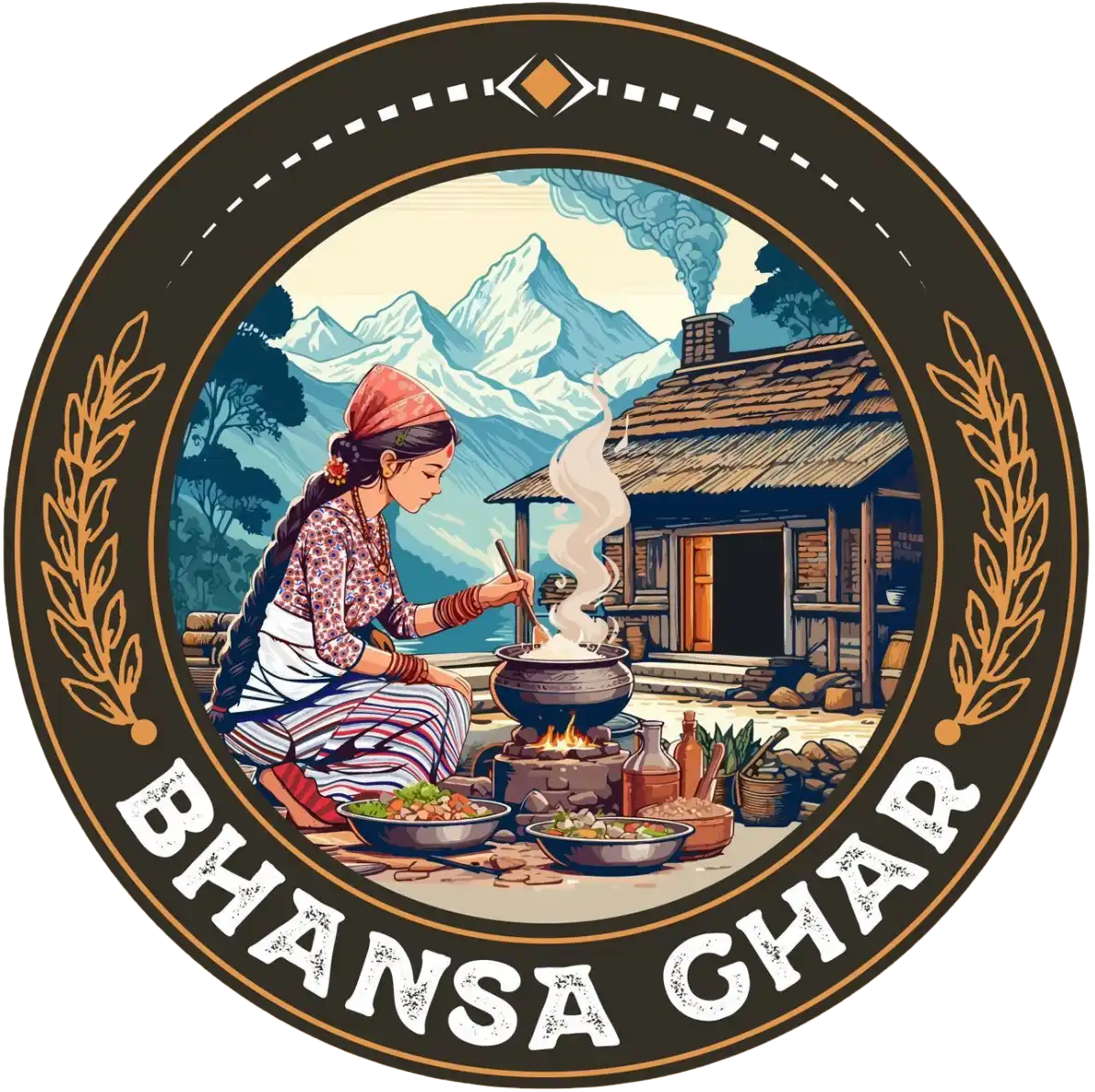 Bhansa Ghar logo