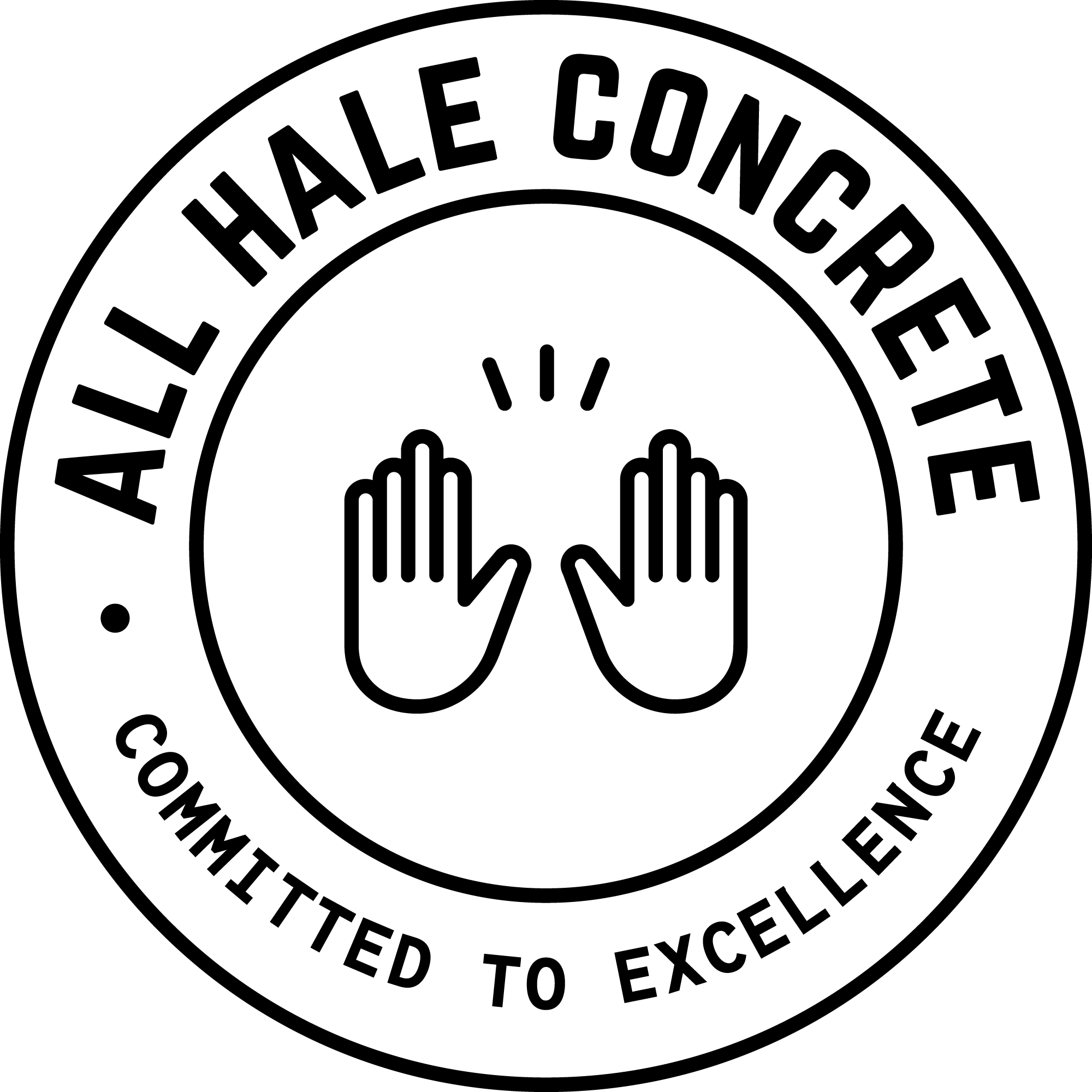 All Hale Concrete logo