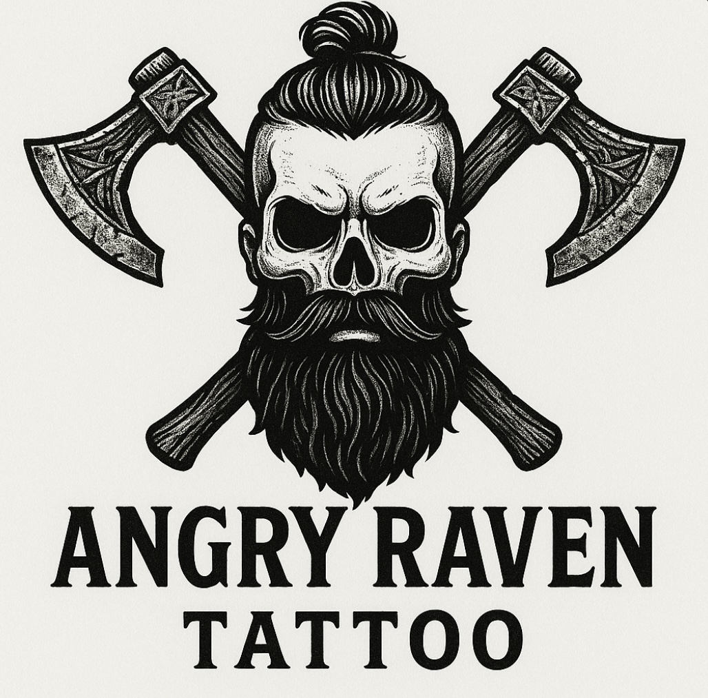 Angry Raven Tattoo logo