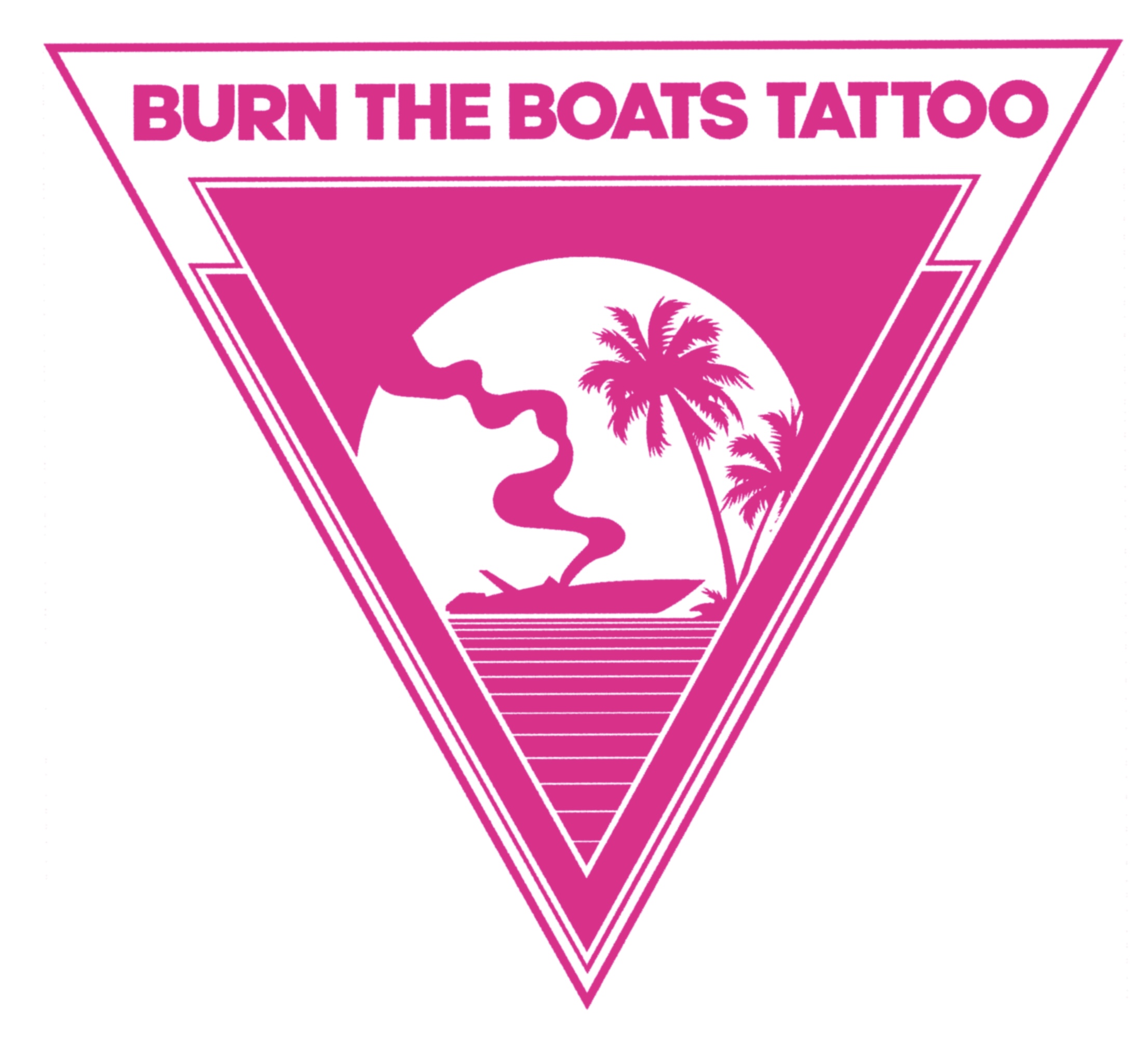 Burn the Boats Tattoo logo
