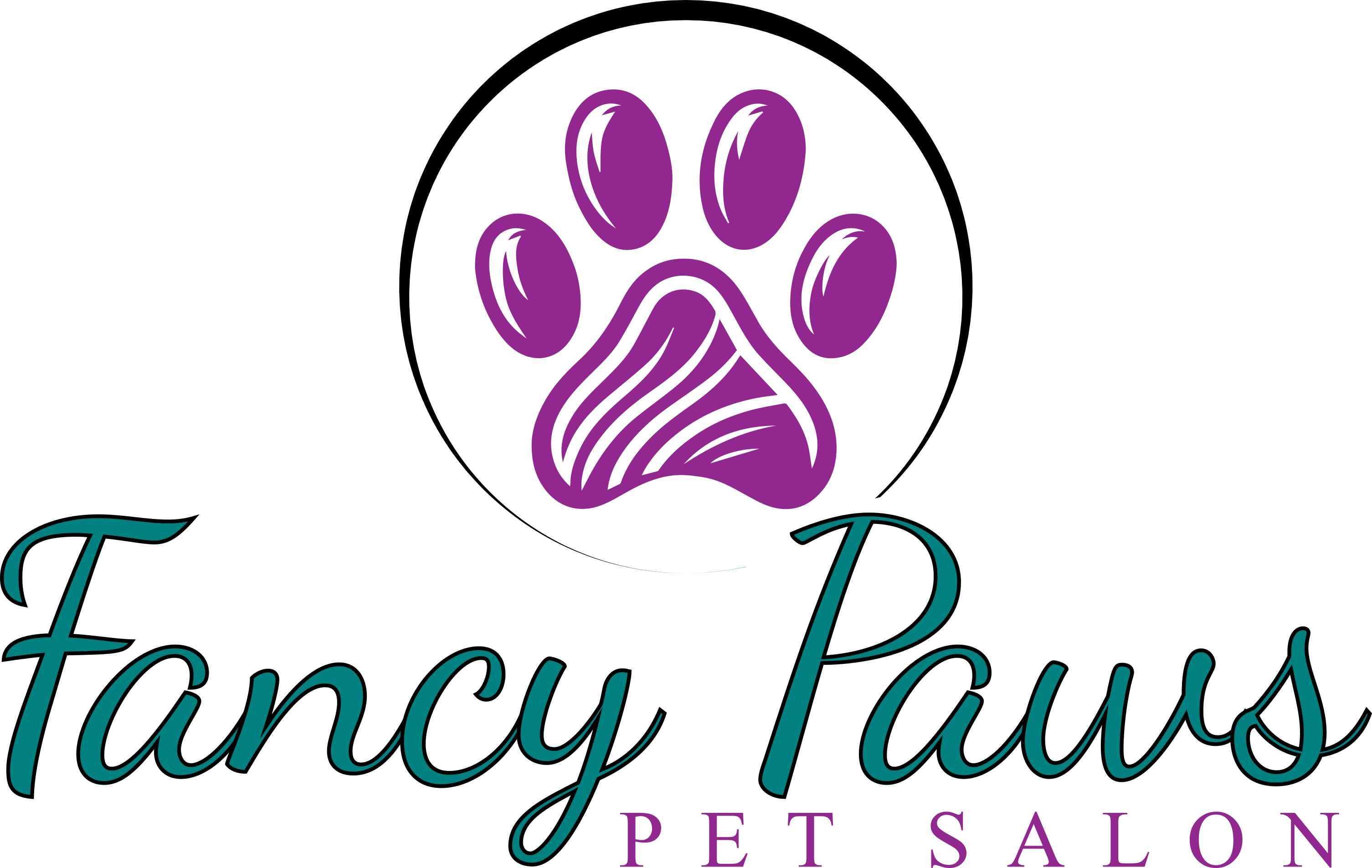 Fancy Paws Pet Salon logo