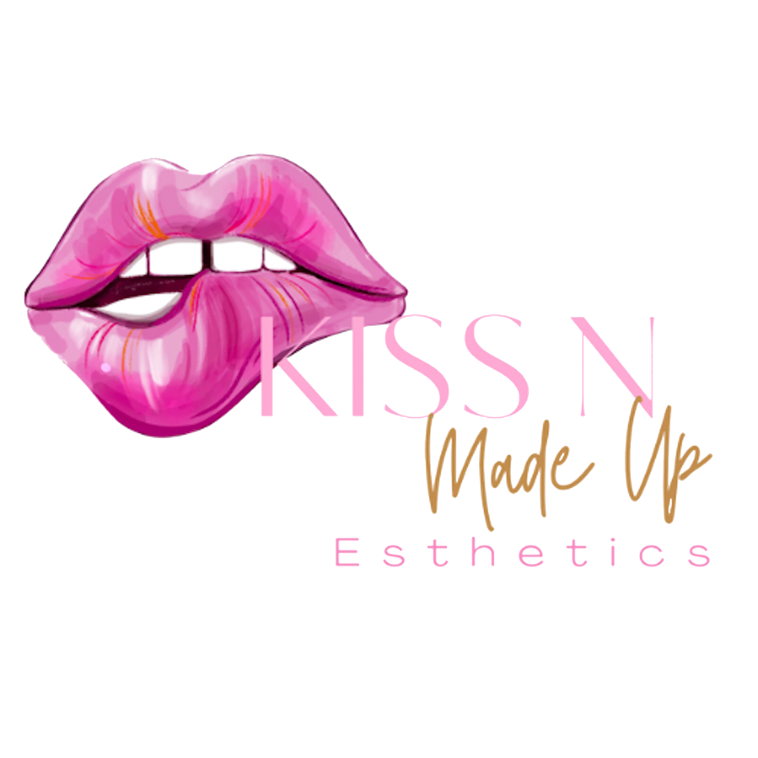 Kiss N Made Up Esthetics logo