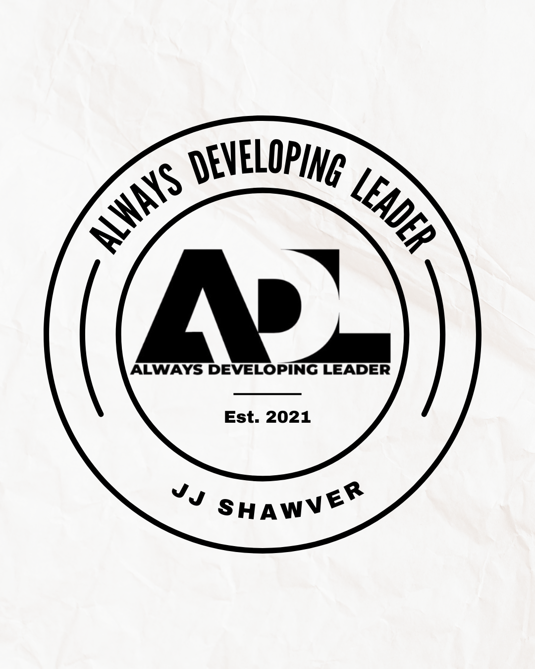 J.J. Shawver @ Always Developing Leader logo