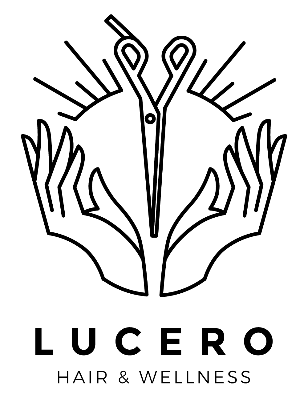 Lucero Hair and Wellness logo