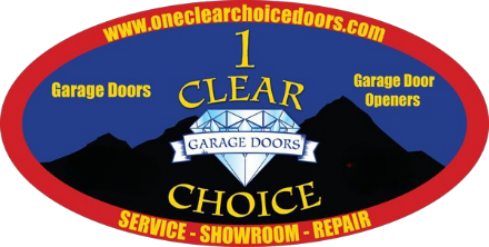 One Clear Choice Garage Doors logo