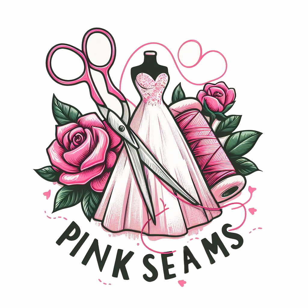 Pink Seams logo