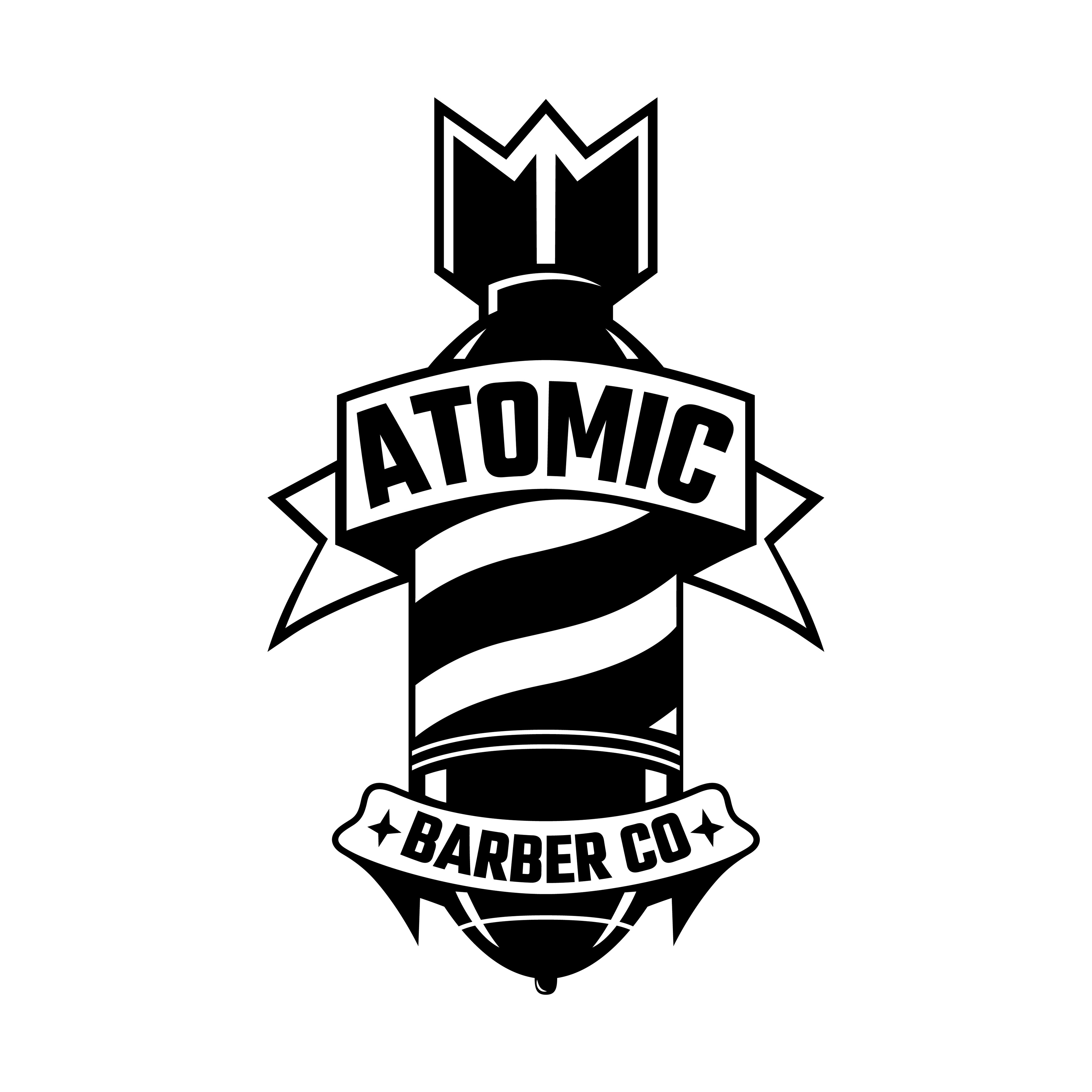 Atomic Barber Co logo