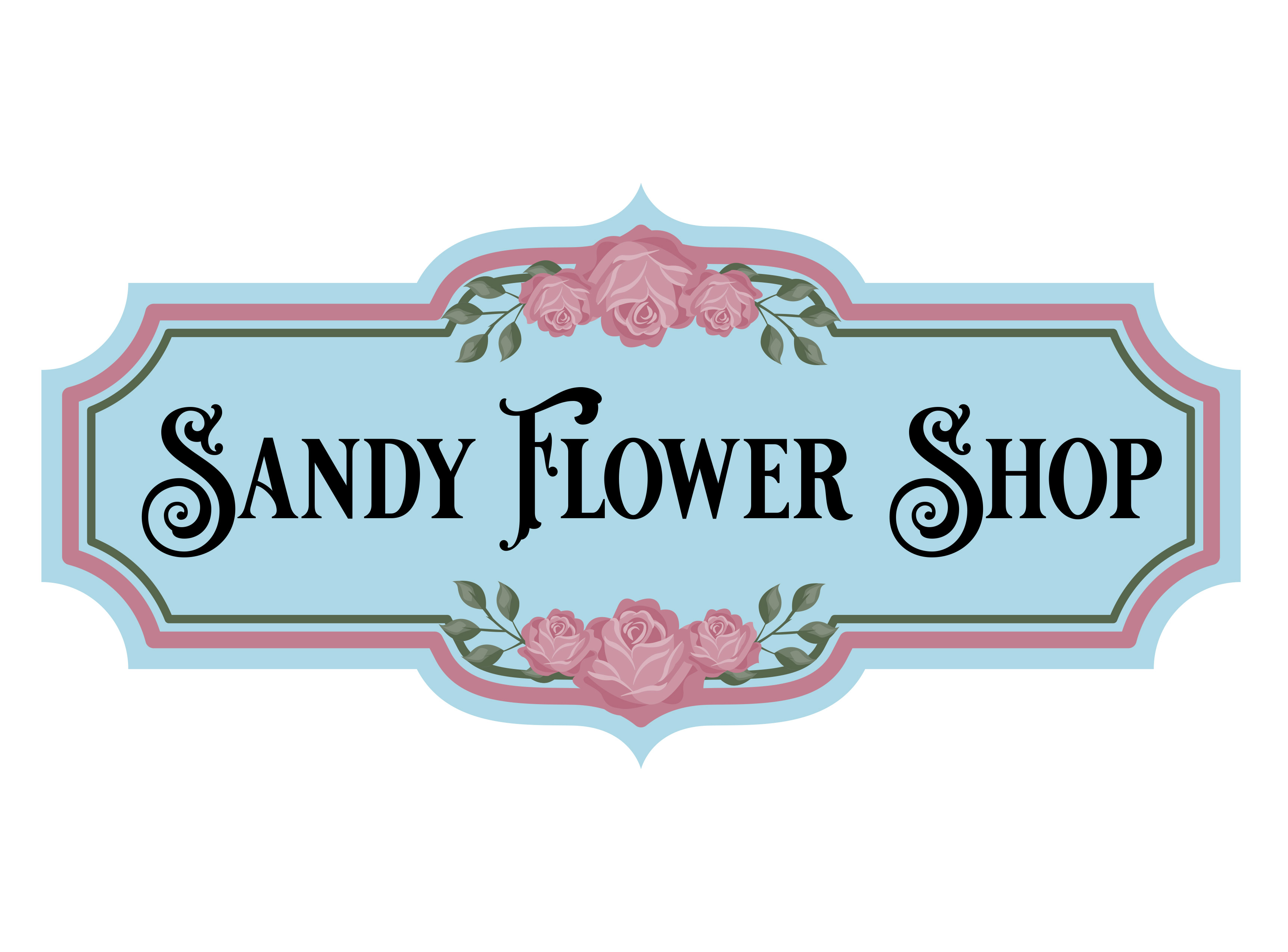Sandy Flower Shop logo